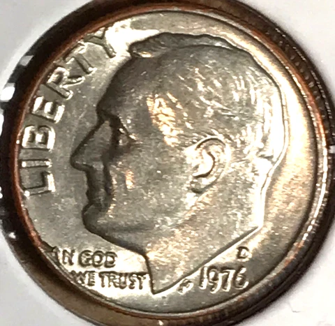 1976 D Roosevelt Dime Cover