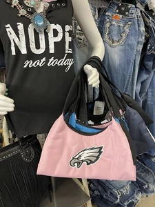 Philadelphia Eagles Pink NFL Handbag Zip Closure Purse Officially Licensed - Picture 1 of 4