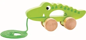 TOOKYLAND Jouet à Tirer en Bois - Crocodile, 18 Mois et + - Photo 1 sur 9