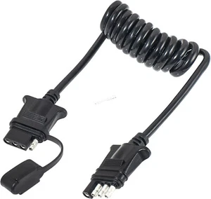 4 Way Trailer Light Extention Cable 36" to 60" 5ft For Honda Accord Civic CR-V - Picture 1 of 8