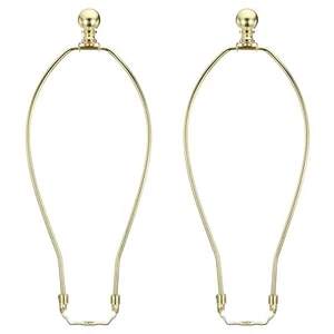 12 Inch Lamp Harp Kit with Finial 2 Set Detachable Lamp Shade Bracket Holder ... - Picture 1 of 6