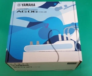 YAMAHA AG06MK2B 6ch Live Streaming Mixer USB Audio Interface Black New - Picture 1 of 3