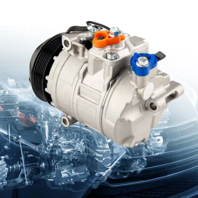 Compresor de aire acondicionado con embrague para Mercedes-Benz E320/ML320 3,2 L 1996-2002 Foto 1 de 4