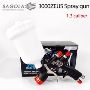 SAGOLA Professional Spray Gun Car Paint Spray Gun 1.3mm Nozzle Industrial Grade - Picture 1 of 6
