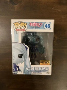 Rocks Funko Pop - Hatsune Miku Crystal - Vocaloid - No. 46 - With Protector - Picture 1 of 4