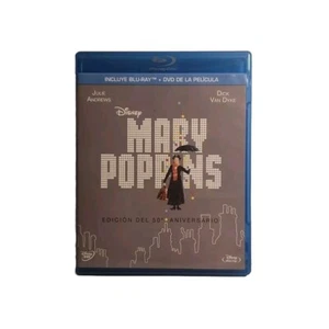 Mary Poppins (Blu-ray/DVD, 2013, 2-Disc Set, 50th Anniversary Edition) Latino Ed - Picture 1 of 4