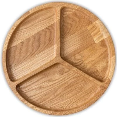 Панель управления порциями 10 дюймов - отсеки с разделителями 3 секции тарелка - Изображение 1 из 4