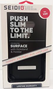 OEM Seidio Surface Combo Holster Belt Clip & Case Cover For LG V20 VS995 Black