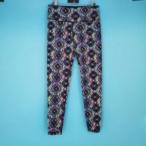 Victoria's Secret VSX Leggings Damen Größe Medium mittlerer Bund Knöchel geometrisches Muster - Bild 1 von 7