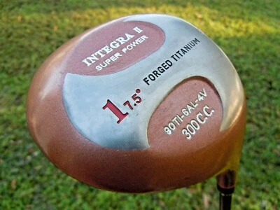 Integra II Super Power Forged Titanium 7.5° 1 Wood Driver Senior Flex Graphite - Image 1 of 4