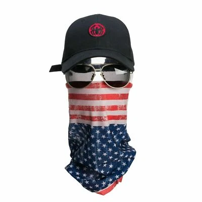 Diadema sin costuras Bandana Prendas para la cabeza Envoltura facial Tubo Máscara Bufanda - Bandera de EE. UU. Foto 1 de 4