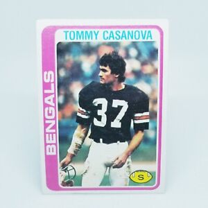 1978 Topps Tommy Casanova #330 Cincinnati Bengals Safety NFL Card Louisana State
