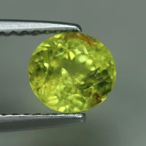 1.48 Cts_Loose Gemstone_100 % Natural Unheated Yellowish Green Mali Garnet - Picture 1 of 3