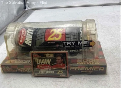 Coche de carreras Jerry Nadeau Racing Champions negro diecast Premier Series #25 en caja Foto 1 de 4