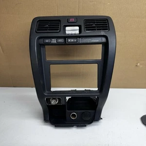 99-02 1999-2002 TOYOTA 4RUNNER FRONT CENTER DASH RADIO BEZEL TRIM OEM USED - Picture 1 of 21