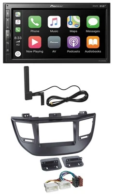 Pioneer USB 2DIN Bluetooth DAB MP3 Autoradio für Hyundai Tucson ab 15 schwarz - Bild 1 von 4