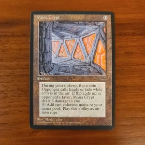 Mana Crypt Promo MTG, Magic the Gathering – Moderately Played - Picture 1 of 2