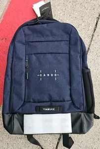 Timbuk2 Authority Laptop Backpack Deluxe Eco Blue Nightfall NWT Canoo Logo - Picture 1 of 8