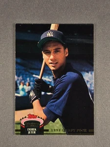 Tarjeta de novato 1992 Topps Stadium Club #117 Derek Jeter Murphy radiocontrol - Imagen 1 de 4