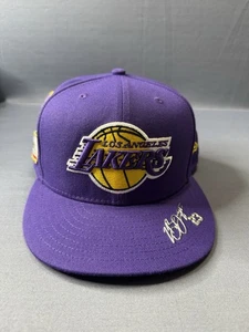Los Angeles Lakers LeBron James 23 SnapBack lila mit Patches New Era 9Fifty NBA - Bild 1 von 6