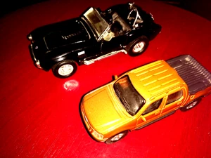 Lot 2~ Die Cast~ Maisto Ford Sport Pickup 1/47 & Black Cobra Convertible 1/34    - Picture 1 of 10