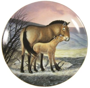 Przewalski's Horse Endangered Species Collector Plate & COA Will Nelson Vintage - Picture 1 of 6