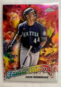 2023 Topps Chrome Julio Rodriguez Future Stars Insert - Picture 1 of 2