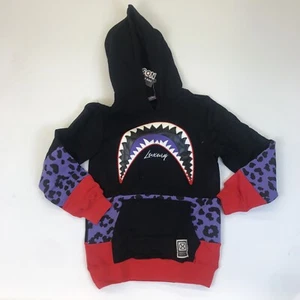 Street Fighter BOYS 100%AUTHENTIC size Medium hoodie multicolor logo shark mouth - Picture 1 of 5