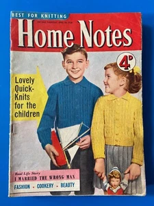Home Notes Magazine April 1958 Inside I Married The Wrong Man 531F - Imagen 1 de 2
