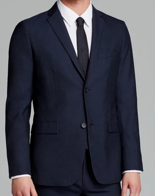 NWT Theory Blazer Slim Fit Two-button Wool Micro Check Sportcoat - Image 1 of 4