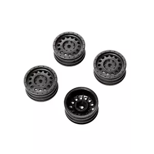 1.0 Method MR307 Hole Wheels, Black (4pcs): SCX24 - Axial AXI40000 - Picture 1 of 2