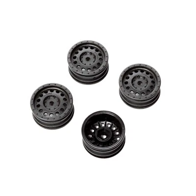 1.0 Method MR307 Hole Wheels, Black (4pcs): SCX24 - Axial AXI40000 - Image 1 of 2