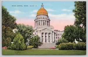 Postkarte Boise Idaho State Capitol Gebäude 1943  - Bild 1 von 2