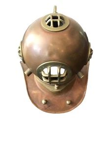 Vintage Antique Diving Divers Helmet Deep Sea Anchor Engineering - Picture 1 of 13