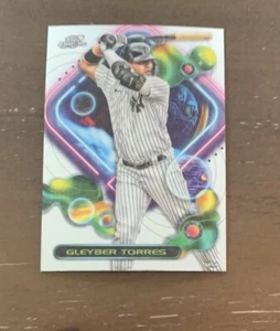 2023 Topps Chrome Cosmic Gleyber Torres #119 New York Yankees - Picture 1 of 2