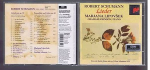 ROBERT SCHUMANN CD LIEDER MARJANA LIPOVSEK / GRAHAM JOHNSON - Imagen 1 de 1