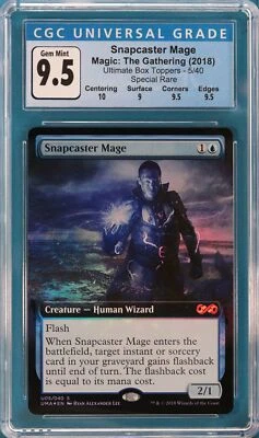 Snapcaster Mage Masters FOIL Ultimate Box Toppers GRADED CGC 9.5 GEM 3789604031 - Image 1 of 2