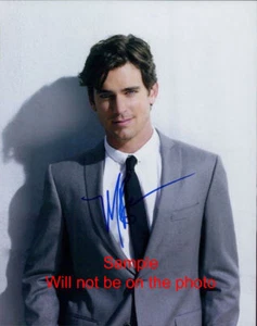 MATTHEW STATON BOMER White Collar Signed Autographed Reprint 8x10 Photo #1 - Photo 1/1