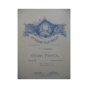 FRANCK César La Vierge à l'Enfant Chant Piano 1888 - Imagen 1 de 4