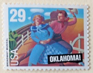 OKLAHOMA! - EINZELNE GEDENKMARKE - USPS 1993 POSTFRISCH - Bild 1 von 1