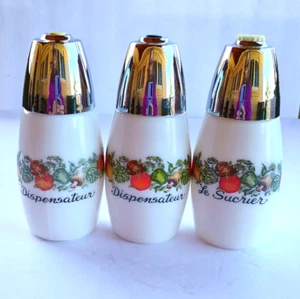 Gemco Spice of Life 3-teiliges Set ~ Spender (x2) und Le Secrier ~ Milchglas - Bild 1 von 16