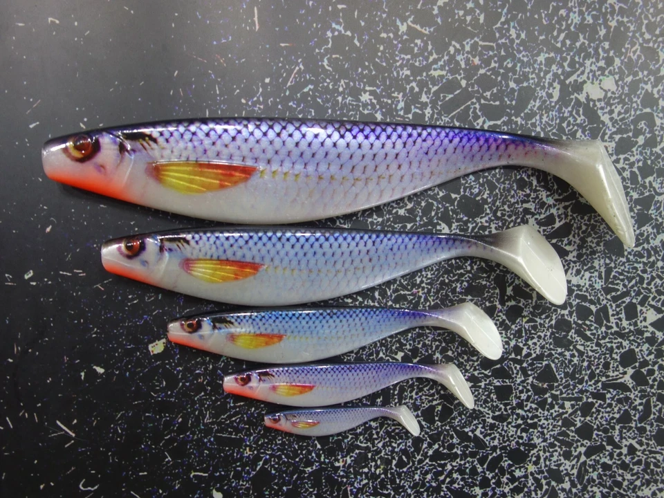 Balzer Shirasu 3D Photo Print Shads Barsch Bass Weißfisch UV Plötze Köder Hecht  - Bild 1 von 1