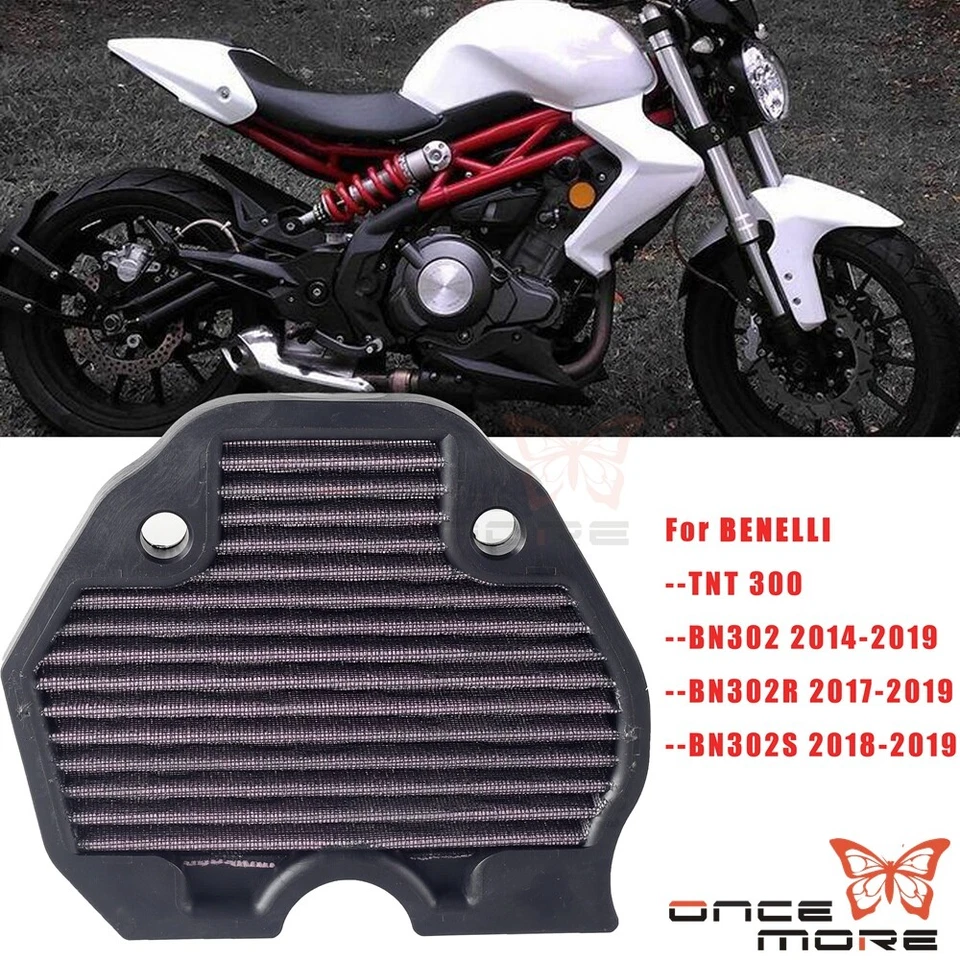 Limpiador de admisión de filtro de aire de motocicleta para Benelli TNT300 BN302 BN302R/S 2018-2019 Foto 1 de 4