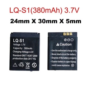 BATTERIA RICARICABILE SMARTWATCH LQ- S1 ORIGINALE 3.7v 380 mAH VARI X MODELLI - Afbeelding 1 van 5
