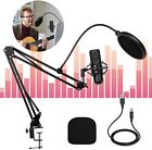 USB Condenser Microphone Kit, USB Streaming Podcast PC Microphone