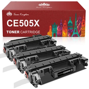 3x Tóner de alto rendimiento CE505X 05X para HP LaserJet P2050 P2055 P2055dn P2055x negro - Imagen 1 de 6
