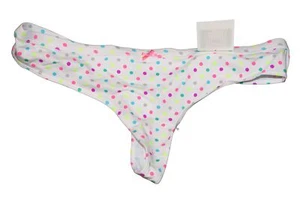 TANGA SEÑORA NUEVA CON ETIQUETAS BLANCA CON PUNTOS COLORIDOS TALLA. 3X SKU 1000000222 - Imagen 1 de 2