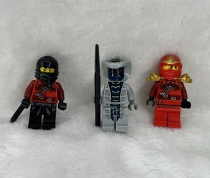 Lego Ninjago Lot Figures 1.75”, Rattla, Kai, Kai ZX - Picture 1 of 8