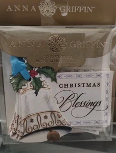 Anna Griffin HOLIDAY GIFT TAGS MADONNA & BABY CHRISTMAS NEW set 10 - Picture 1 of 3