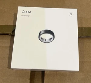 NEW SEALED - Oura Ring 4 Black - Size 9 - Smart Ring - Picture 1 of 2
